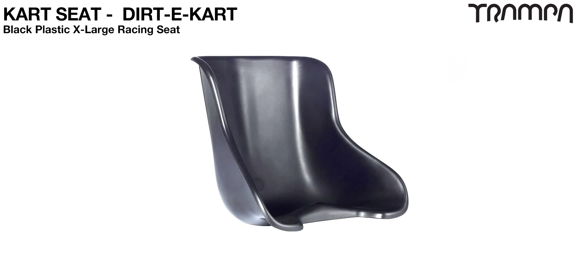 Go Kart Premium Black Plastic X-Large Xl Racing Seat Karting Racing Race