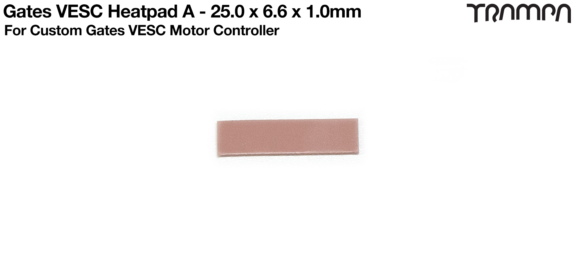 VESC GP Heat Pad A - 25 x 6.6 x1.0t/mm