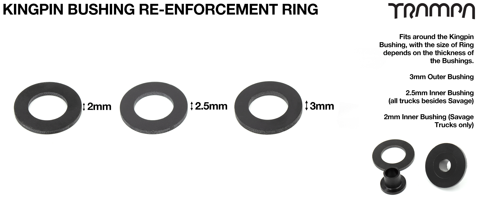 Kingpin Bushing Re-enforcement Ring - Custom