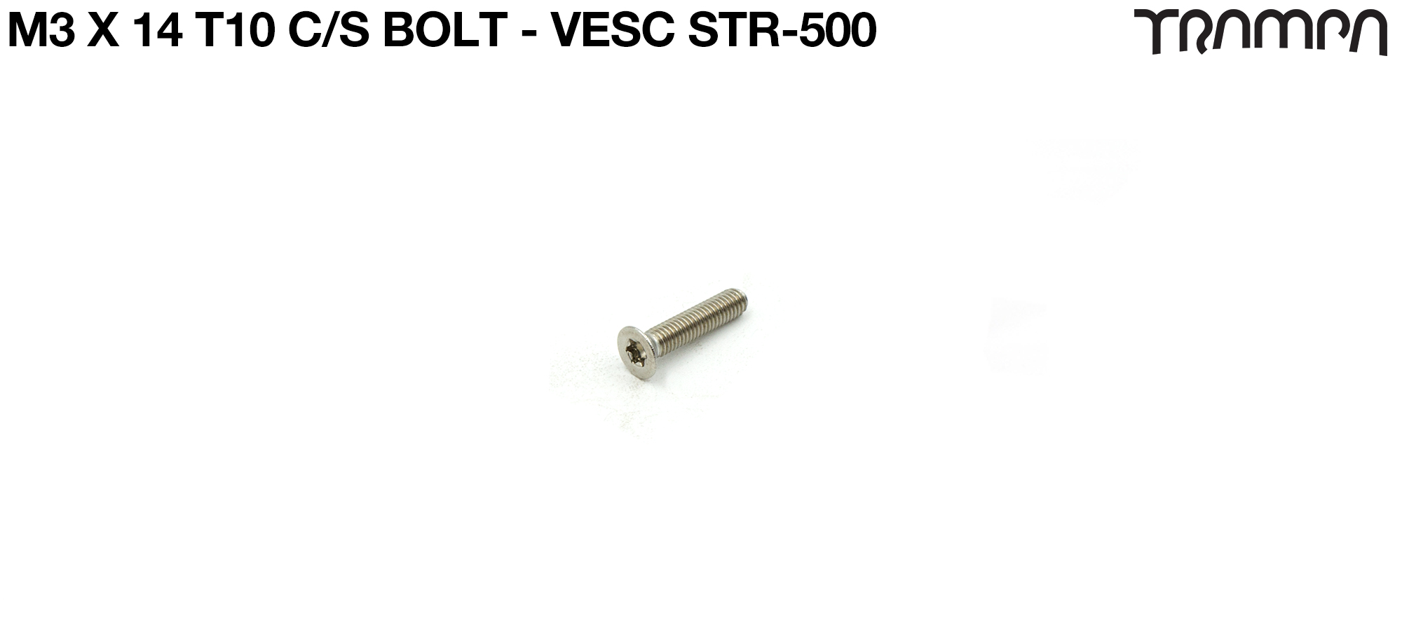 M3 x 14 Countersunk T10 TORX Bolt Stainless Steel