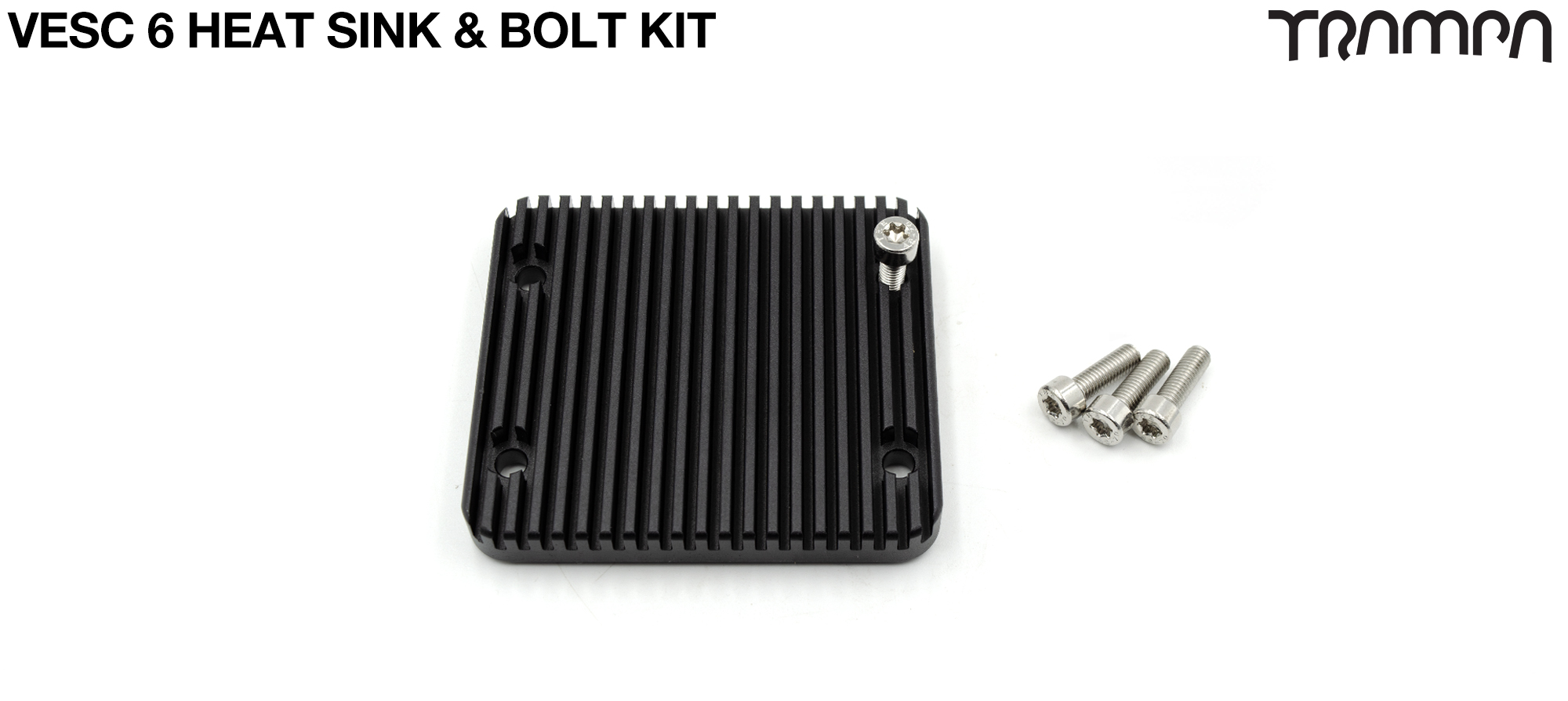 Add a 5mm fin VESC 6 Heat sink & Bolt Kit (+£8)