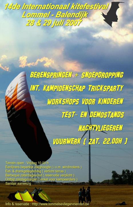 Lommelse Vliegervrienden kite club Belgium